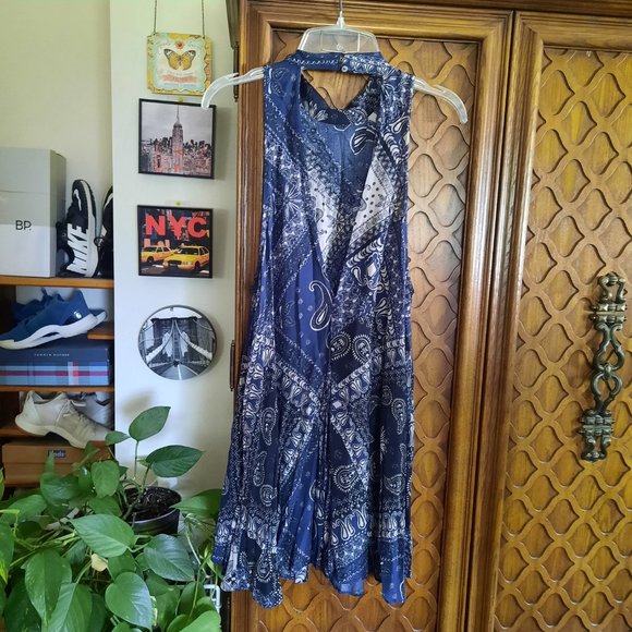 KEEP Free People Intimately Beaux Slip Dress - Bandana Print, Size S - Picture 7 of 16